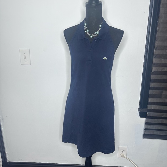 Lacoste Dresses & Skirts - Lacoste Navy Blue Halter Tennis Polo Dress